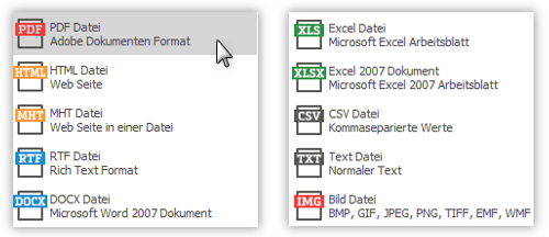 Dateiformate